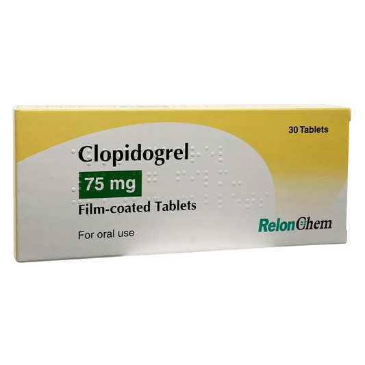 Clopidogrel 75mg Film-coated Tablets x 30