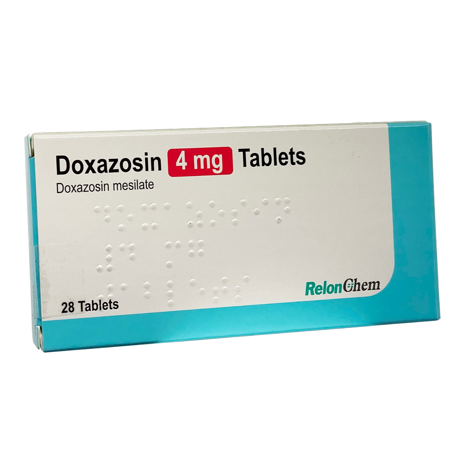 Doxazosin 4mg Tablets X 28 RelonChem doxazosin-4mg-tablets-x-28-relonchem