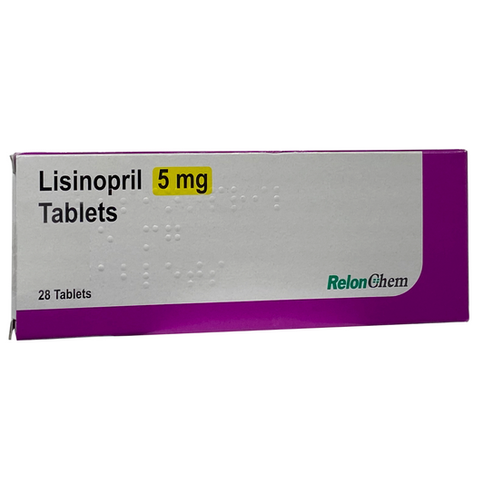 Lisinopril 5mg Tablets x 28s