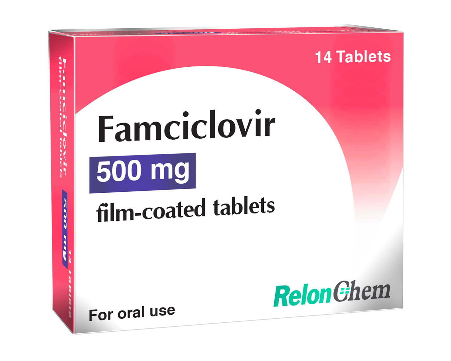 Famciclovir 500mg film-coated Tablets x 10