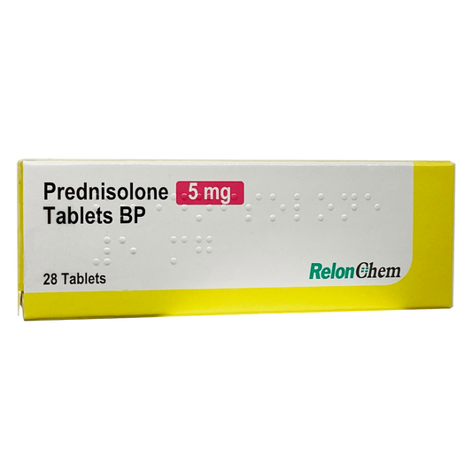 Prednisolone 5mg Tablets BP x 28